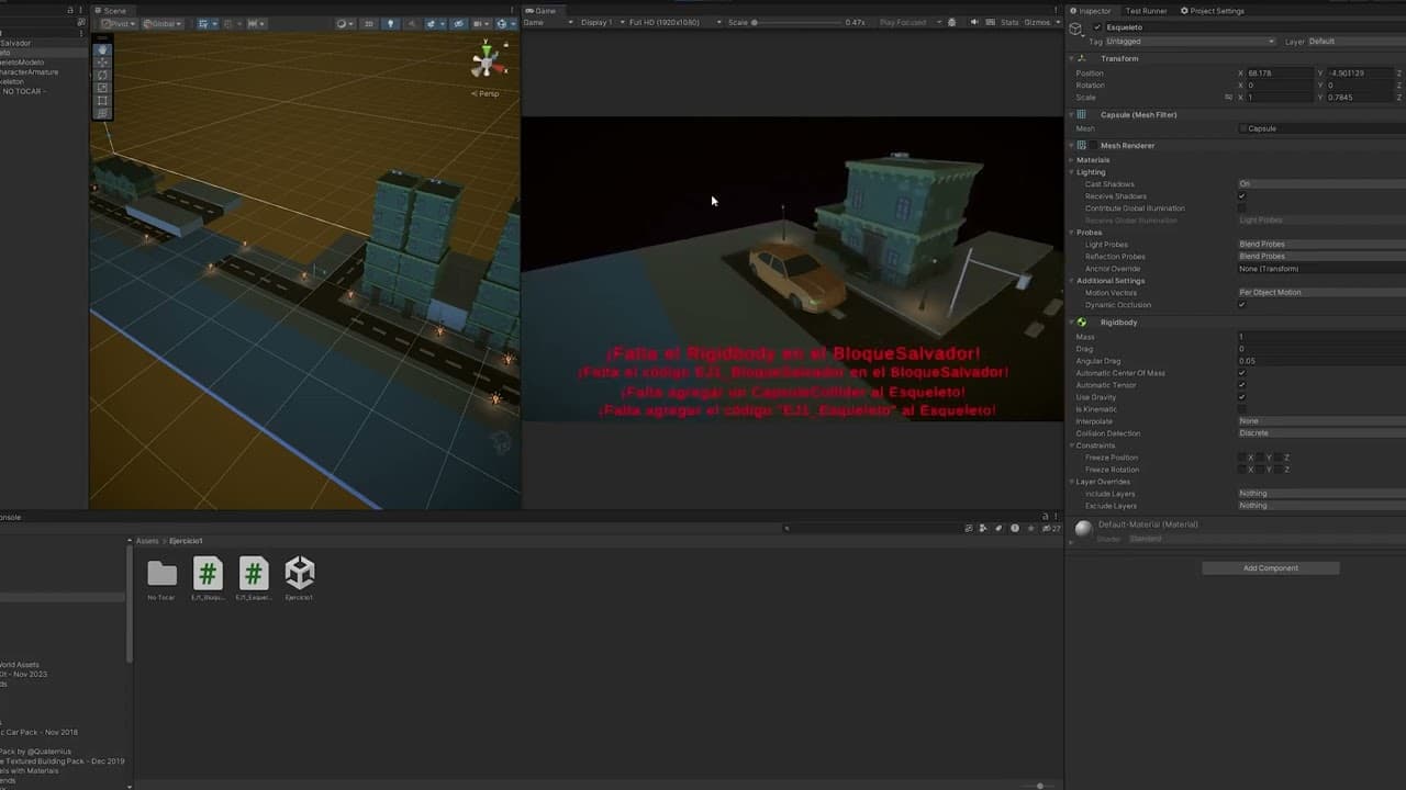JUEGO DE EJERCITACIÓN: "El Auto Salvador"