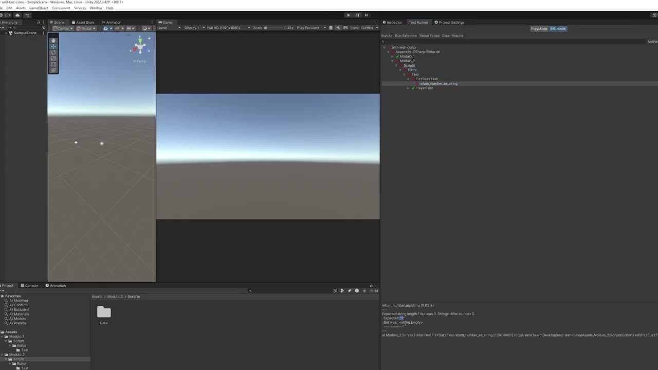 Ejercicio Práctico: FizzBuzz en Unity