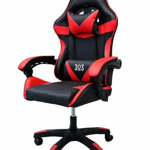 silla gamer 3o3 roja reclinable