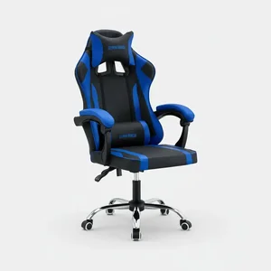 silla gamer ideon extreme hunter pro negra y azul